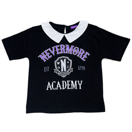 Black Collared Top Wednesday Black