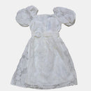 White Organza Dress-1