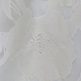 White Organza Dress - 0