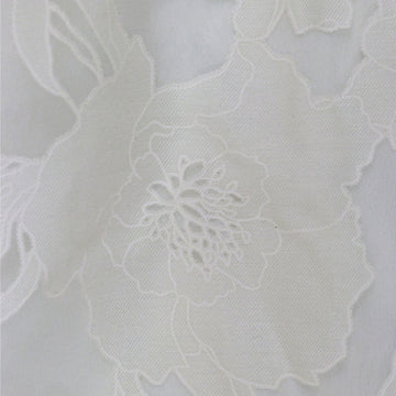 White Organza Dress - 0