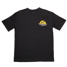 Black Seavillage City Place Front And Back Print Oversize Tee