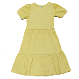 Yellow Smocking Dress Yellow - 0