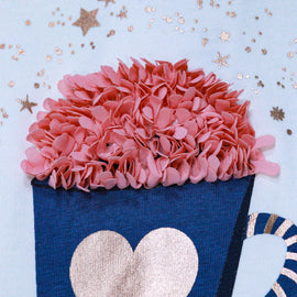 White 3D Embellishment Peplum T - 0