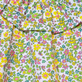 White Floral Aop Blouse - 0