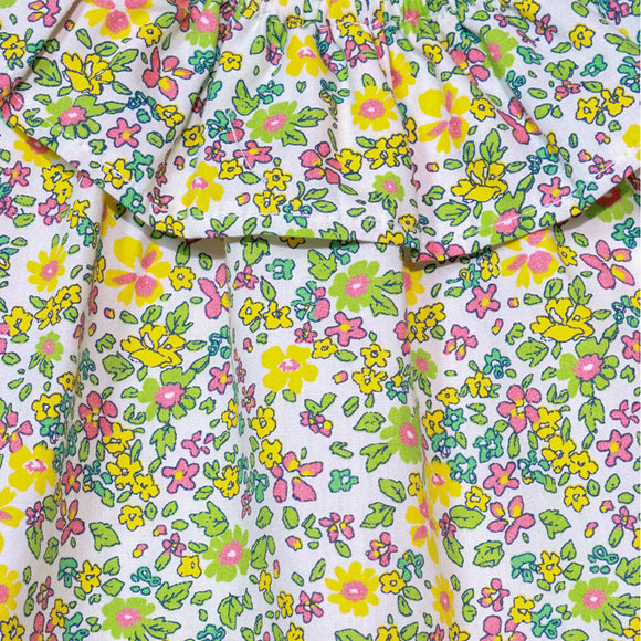 White Floral Aop Blouse