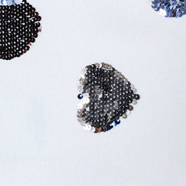 Beige Sequins Aop T Shirt - 0