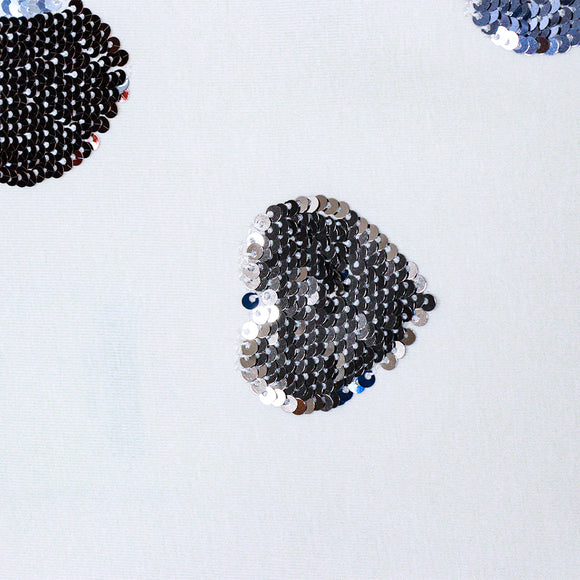 Beige Sequins Aop T Shirt