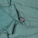 Green Nylon Resort Short Sleeve Shirts-2