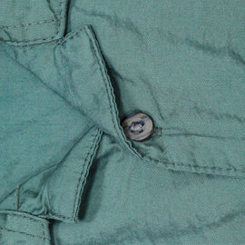 Green Nylon Resort Short Sleeve Shirts - 0