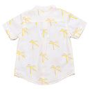 White With Aop Palm Tree Linen Short Slv Shirt-3