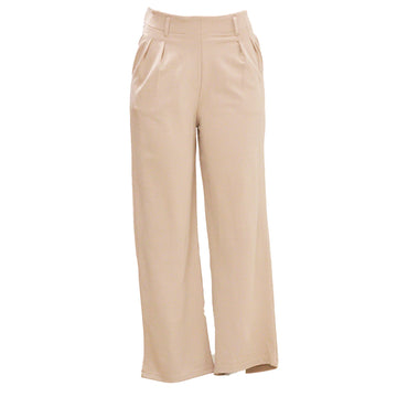 Beige High Waist Trouser REDTAG