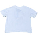 White Frill Sleeve3D Embellishment T Shirt-3