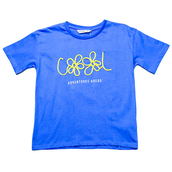 Blue Oversize Rope Tees