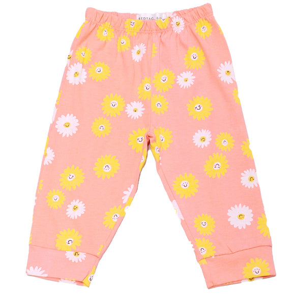 Peach Sum Print Pyjama Set