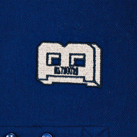 Navy Chest Logo Polo - 0