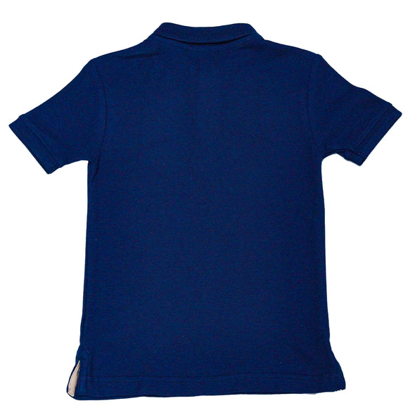 Navy Chest Logo Polo