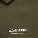 Olive Chest Logo Polo Dark-2