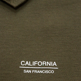 Olive Chest Logo Polo Dark - 0