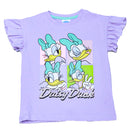 Lilac Daisy Duck Graphic T-1