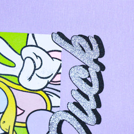 Lilac Daisy Duck Graphic T - 0