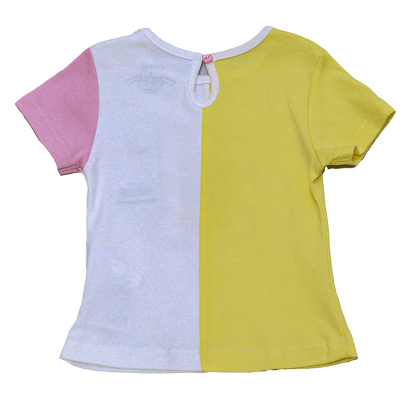 Pink Cut And Sew T Shirt And Trouser Set Pale Pink