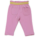 Pink Cut And Sew T Shirt And Trouser Set Pale Pink-5