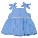 Blue Jacquard Floral Embroidery Set Blue-2