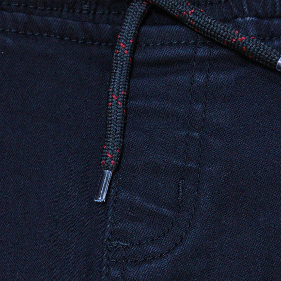 Black Elasticated Waist Jean