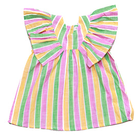 Multi Stripesflutter Blouse