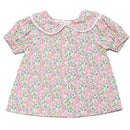 White Aop Floral Blouse-1