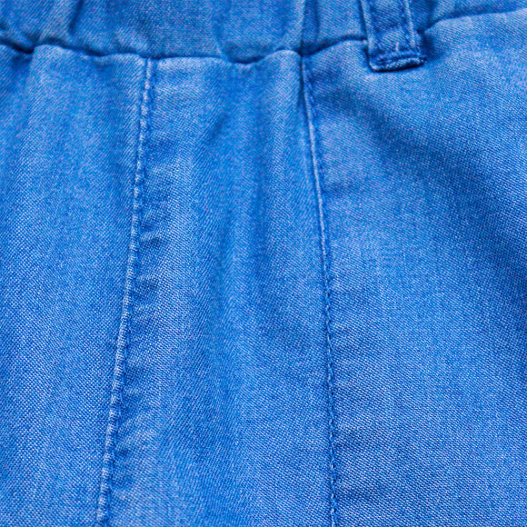 Light Wash Solid Lace Pockets Jeans