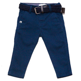 White New Entry Price Belted Trouser