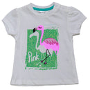 White Placement Print T Shirt White-1