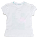 White Placement Print T Shirt White-3