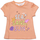 Coral Placement Print T Shirt-1