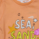 Coral Placement Print T Shirt-2