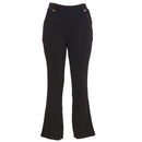 Black Button Detaied Elasticated Waist-1