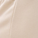 Beige Slit Detaied Elasticated Waist-2