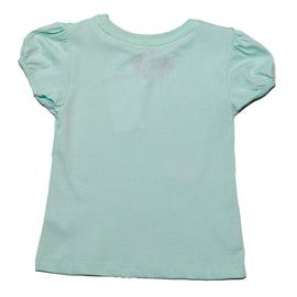 Green Ready For Pool Party Print T Shirt - 0