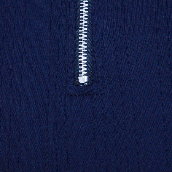 Bjr Navy Jacquard Polo T