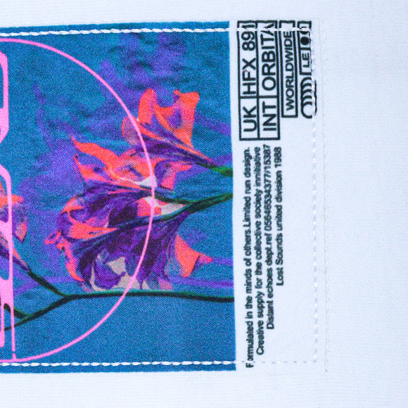 Bjr White T Shirt With Woven Patch