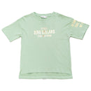 Sage With Back Print Tops Green-1