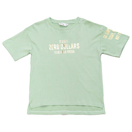 Sage With Back Print Tops Green