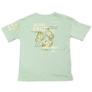 Sage With Back Print Tops Green-2