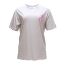 Grey Floral Oversized Printed T Shirt Pale Grey-1