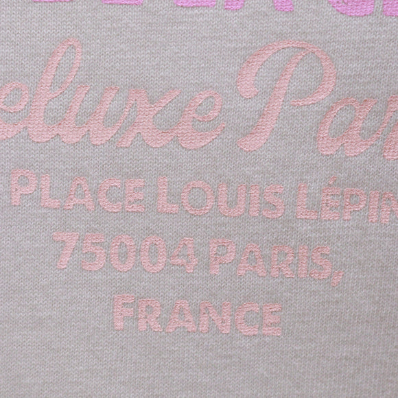 Grey Floral Oversized Printed T Shirt Pale Grey