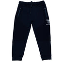 Black Zip Pockt Cut N Sew Track Pant Black-1