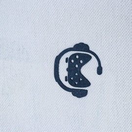 Beige Mandarin Collar Zipneck Polo - 0