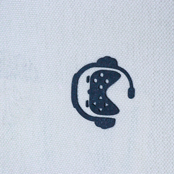 Beige Mandarin Collar Zipneck Polo