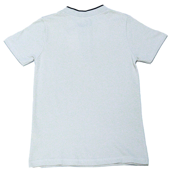 Beige Mandarin Collar Zipneck Polo